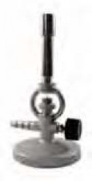 Bec Bunsen avec robinet à pointeau et régulateur d'air Hauteur 160 mm Type Brûleur universel