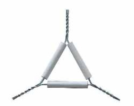 Triangle pour creuset Longueurde branche 40 mm Poids 16 g