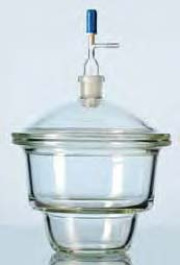 Dessiccateur à vide en verre DURAN ® DN 100 Hauteur 174 mm Tube 24	/	29 RIN