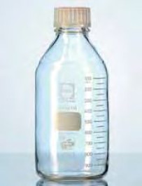 Flacon de laboratoire, premium Capacité 100 ml Ø ext. 56 mm Hauteur* 105 Filetage 45 GL