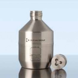 Bouteille en acier inoxydable, avec bouchon, GL 45, non certifié UN