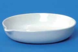 Creuset LLG, porcelaine, forme plate, DIN 12903 Capacité 110 ml Ø ext. 100 mm Hauteur 25 mm DIN 12903