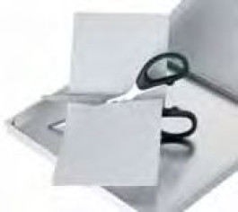 Plaque CCM Matériau Verre Épaisseur de gel 0,25 mm Largeur 2,5 mm Longueur 7,5 mm