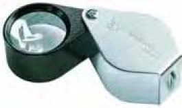 Loupe de précision Dimensions 10x mm Lentille achromatique Grossisse-ment Ø 17