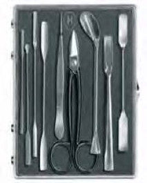 Grande trousse pour chimiste, 9 piècese Type HSO 126-00