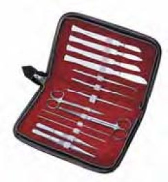 Trousse à dissection Type Trousseau de dissection pour microscope, grand modèle