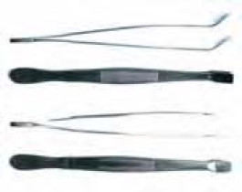 Pince LLG pour couvre objet, type Kühne, en acier inox 4301