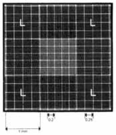 Cellule de numération selon Neubauer modifiée fond métallisé Type Cellule de numération selon Neubauer