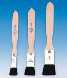 Pinceau large avec poils naturels