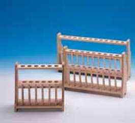 Portoir pour tubes à essais à deux étages Emplace-ments 2 x 9 Unité Pour Øtube 18 mm