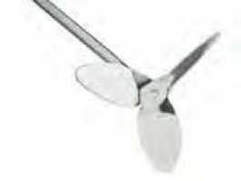 Tige à hélice 3 ailettes Type R 1385 Øagitation 140 mm Ø arbre 10 mm Longueur arbre 550 mm Vitesse derotation 800 tr/min