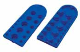 Calibreur pour tuyaux MESSFIX Largeur 50 mm Longueur 120 mm Hauteur 12 mm