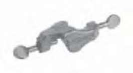 Noix de serrage en aluminium Plage de serrage 16,5 mm
