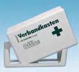 Boite de premiers soins ''Bureau'' Type Bureau Largeur 260 mm Prof. 80 mm Hauteur 160 mm