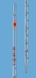 Pipette graduée AR-Glas®, classe AS, graduations brunes, type 3