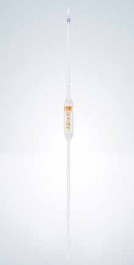 Pipette jaugée en verre sodocalcique à 1 trait