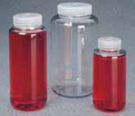 Bouteille à centrifuger en polycarbonate NALGENE® avec bouchon Type 3122 Capacité 500 ml Ø 69,5 mm Hauteur 169,6 mm max. 13.700 FCR