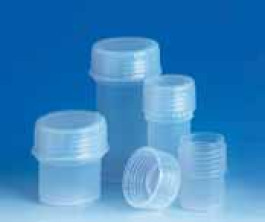 Flacon en PFA couvercle à vis Capacité 180 ml Filetage 56 GL Ø 54 mm Hauteur 112 mm