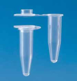 Microtube PCR, en PP, avec capuchon attaché