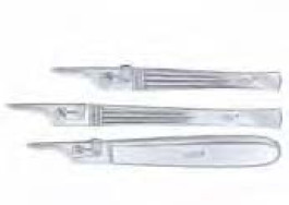 Manche de scalpel en acier inoxydable
