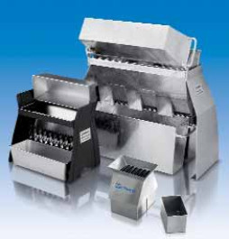 Répartiteur à chutes série RT Retsch Type RT 12,5 Dosage jusqu'à 12,5 mm max.Débit/Charge 5 l Dimensions(l x p x h) 300 x 270 x 250 mm Poids 3,50 kg