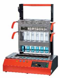 Minéralisateur Kjeldhal rapide InKjel Behrotest® Type InKjel 475 M Pour 4 récipients de 750 ml chaque