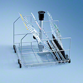 Chariot à injection pour 38 pipettes avec séchage