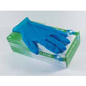Gants à usage unique "Select Blue", latex, non poudrés