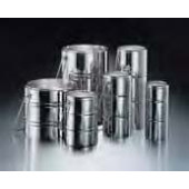 Vase Dewar en acier chromé