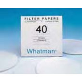 Papier filtre quantitatif type N° 40 sans cendres filtration moyenne