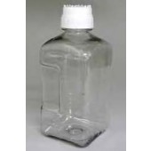 Bouteille de culture carrée Type 2019, en PETG, stérile