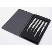 Kit de 5 pinces brucelle haute précision, en acier inox