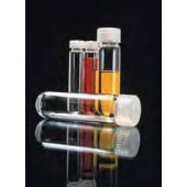 Tube à centrifuger en polycarbonate à fond rond avec bouchon Oak-Ridge Type 3118, en PC