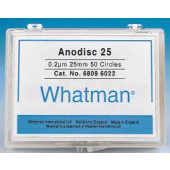 Membrane filtrante Anodisc ® Whatman Seuil de rétention 0,02 µm Ø 47 mm