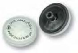Filtre seringue CHROMAFILTM, en polyfluorure de vinylidène (PVDF)