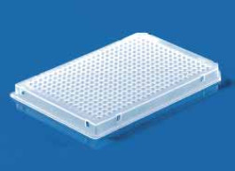 Plaque PCR à 384 puits, en PP, blanche Description Avec cadre complet, approprié pour LightCycler® 480 (Roche®)