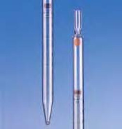 Pipette graduée pour culture cellulaire, verre AR-Glas®, graduations brunes Volume 5 ml Grad. 0,1 ml Hauteur totale ± 3 mm 230