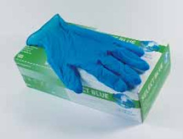 Gants à usage unique "Select Blue", latex, non poudrés