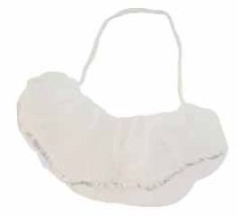 Filet à barbe, blanc, PP, détectable