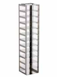 Rack pour congélateur cryogénique CRYO 170/CRYO 230, type CFR75-08 140 x 140 x 629 mm