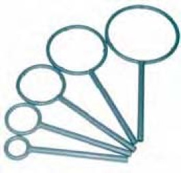 Anneau pour statif en acier Type sans noix de serrage Ø ext. 100 mm Poids 236 g