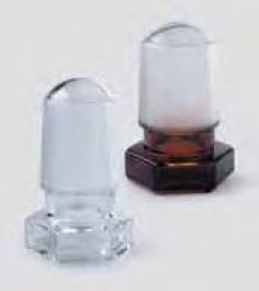 Bouchon creux avec rodage, en verre borosilicaté 3.3