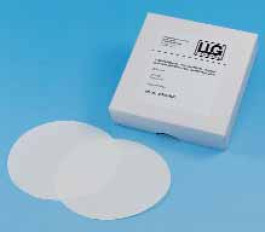 Papier filtre quantitatif LLG, filtre rond