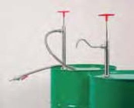 Pompe vide-fût pour produits inflammables Profondeur d'immersion 360 mm Ø 32 mm Description