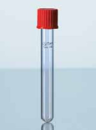 Tube de culture en verre DURAN® avec filetage Ø 18 mm Hauteur 180 mm Filetage 18 GL