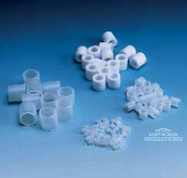 Anneau de Raschig pour la distillation, PTFE