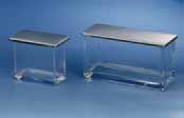 Cuve pour plaque CCM Nano avec couvercle à bouton/inox