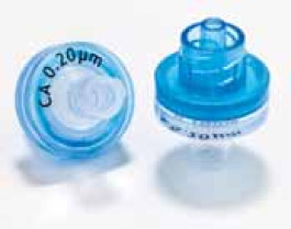 Filtre seringue LLG, CA, non stérile Membrane CA Seuil de rétention 0,80 µm Boîtier Acrylic, vert Ø 13 mm