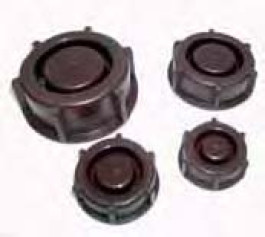 Bouchon pour flacon brun en polyéthylène à col large PourFiletage  Ø extérieur 40 mm Pour flacons 250 ml