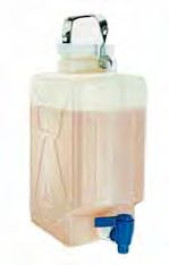 Bidon NALGENE® en polyéthylène avec robinet Type 2320 Capacité 9 l Largeur 216 mm Prof. 146 mm Hauteur 356 mm